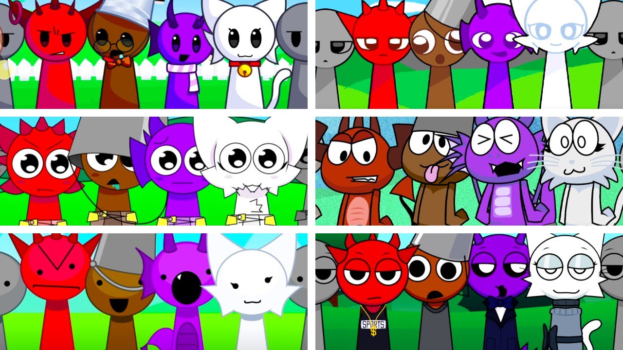 Incredibox Sprunki but SECOND BEAT, EFFECT, MELODY & VOICE in ALL Different MODS
