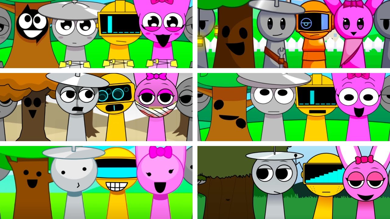 Incredibox Sprunki but THIRD BEAT, EFFECT, MELODY & VOICE in ALL Different MODS