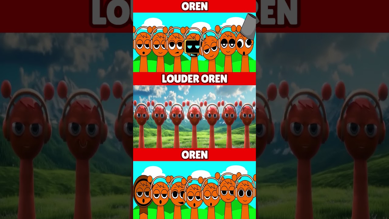 Incredibox Sprunki Oren VS Louder Oren *MIX VERSION*