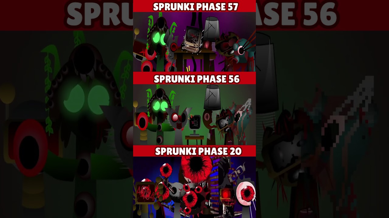Incredibox Sprunki Phase 57 VS Phase 56 VS Phase 20 *MIX VERSION*