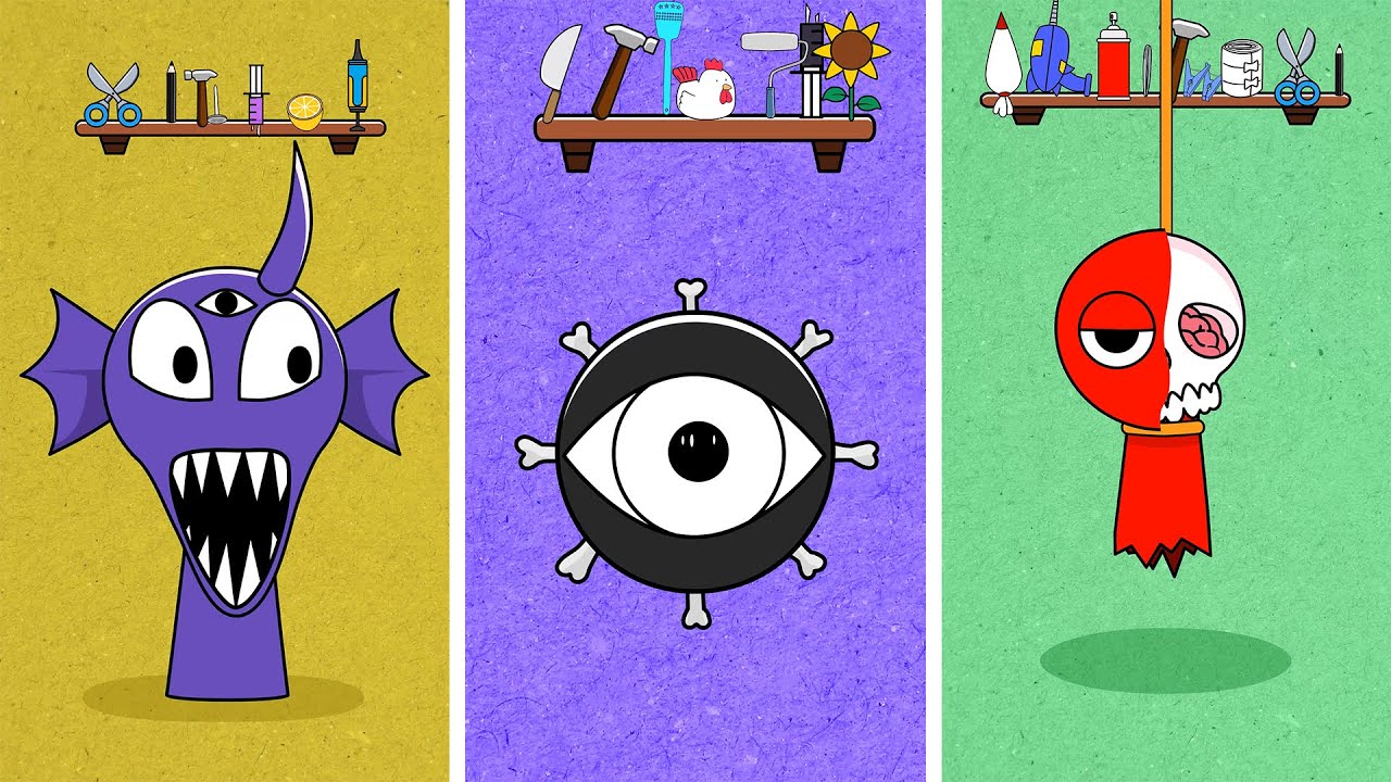 Incredibox Sprunki Rescue Durple, Mr Sun, Raddy #sprunki #sprunkiincredibox #incredibox