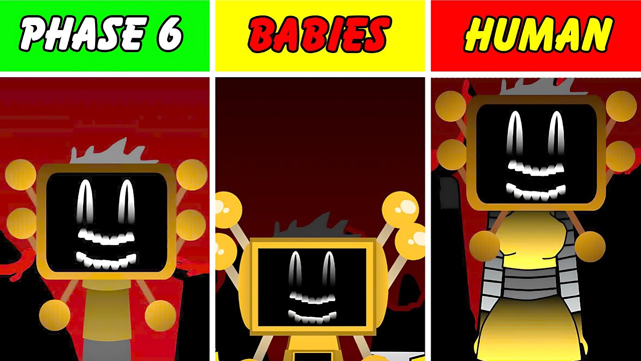 Incredibox Sprunki: Sprunki Phase 6 Vs Phase 6 But Babies Version Vs Phase 6 Human Version