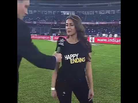 Indian Actress Illena D'Cruz playing Football For Charity