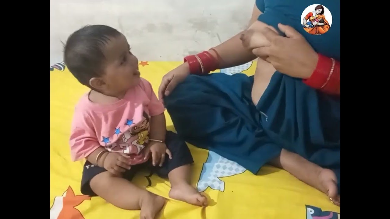 Indian Bhabi Breastfeeding Vlog |