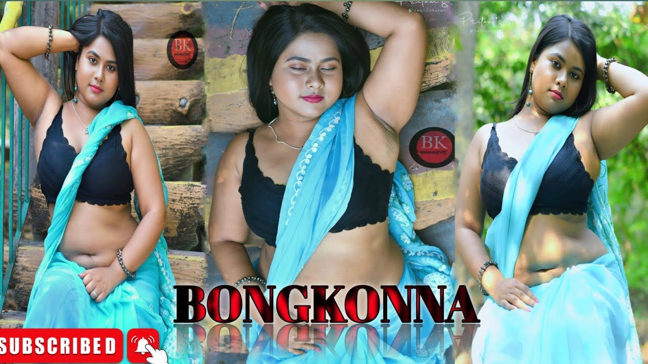 Indian BONGKONNA || SHILPA ||With Shiffon Saree       (Episode-15)Fashion Shoot 2024 || #saree shoot