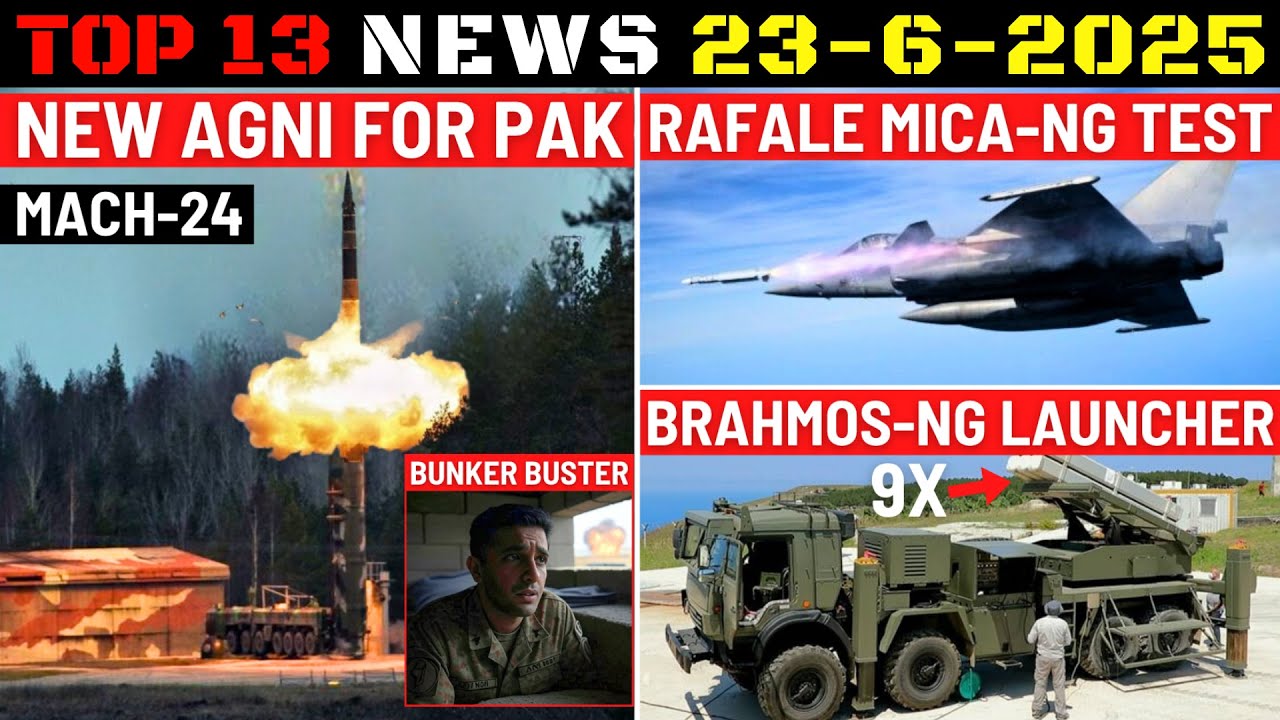 Indian Defence Updates : New Agni for PAK,Rafale MICA-NG Test,Brahmos-NG Army,450 Nagastra-1R Order