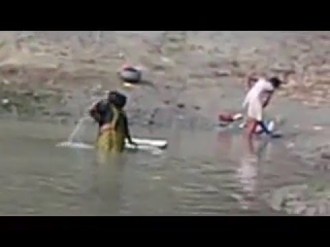 Indian Deshi Lovely Young girl / House Boudi Suming On the River Open story
