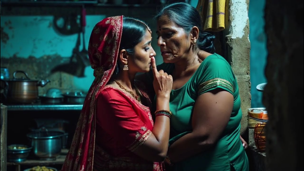 Indian Desi Motherinlaw & Daughterinlaw Lesbian Kissing Movie Trailer - Full 2min+ movie in Patreon