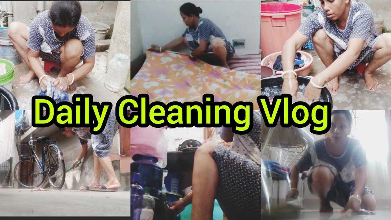 Indian Housewife Cleaning Vlog