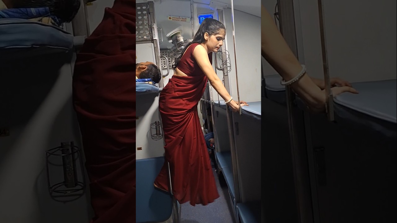 Indian Railway Side Upper Berth Train Journey 😂 #shorts