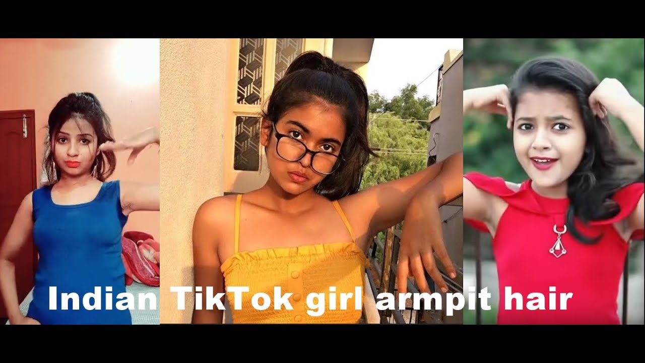 Indian TikTok girl armpit hair underarm Hairy Women🔥 Part  1