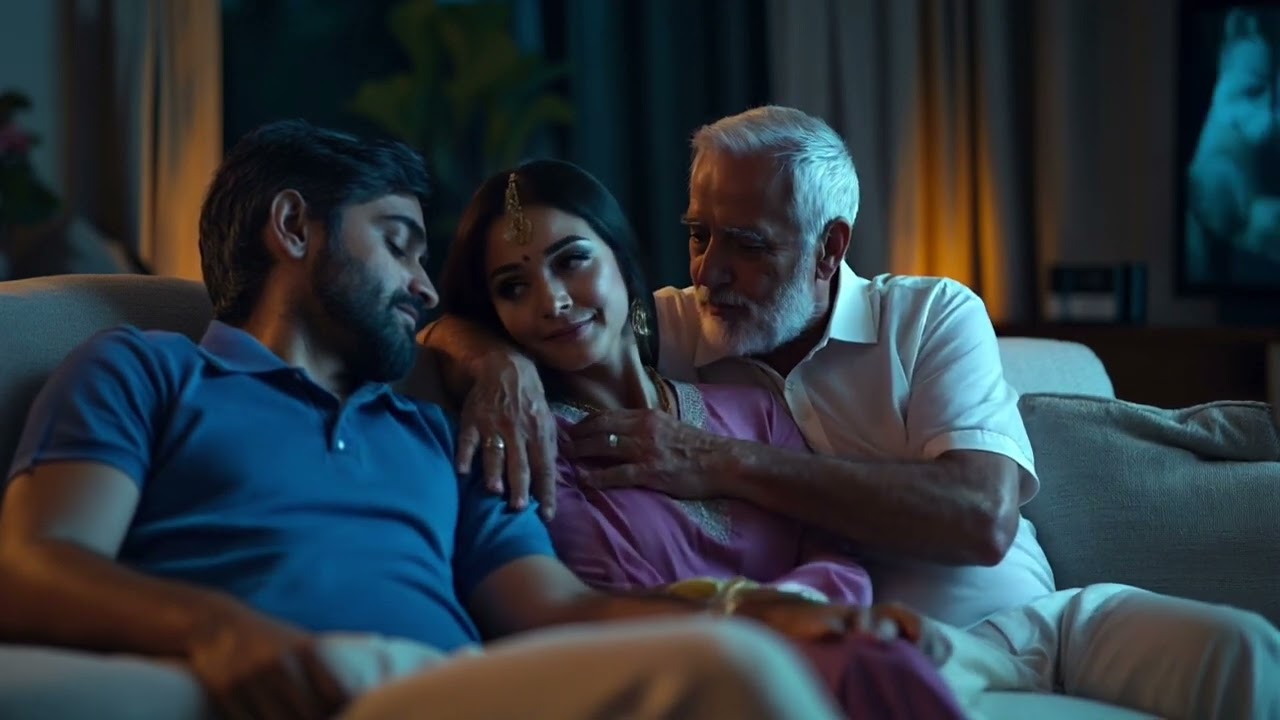 Indian Wife seduced by Fatherinlaw while husband is in sleep