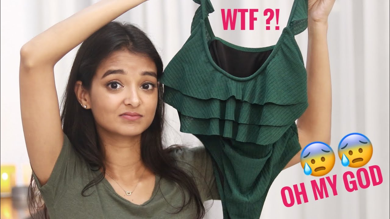 Indian/Desi girl tries CUPSHE BIKINI first time EVER | Himadripatel