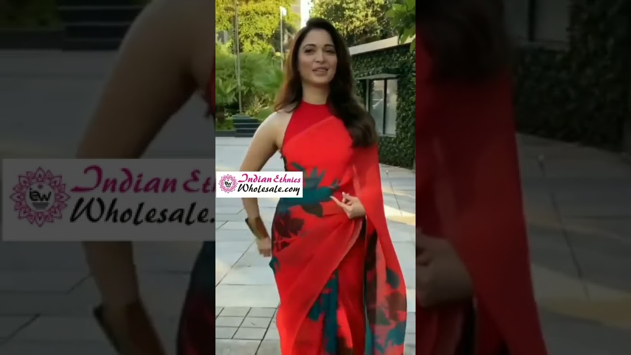 Indianethnicswholesale Bollywood Tamanna saree