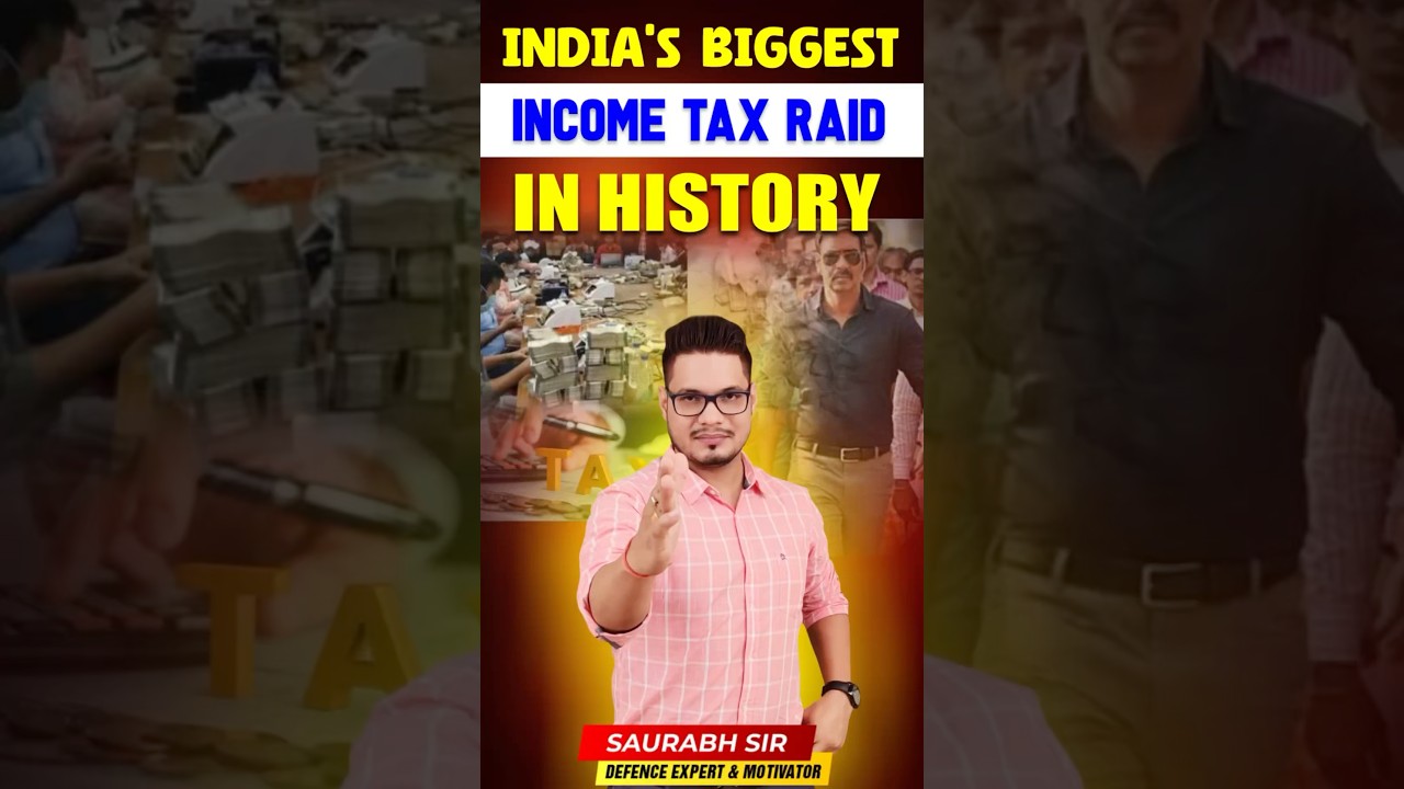 India’s Biggest Income Tax Raid in History | Real Story Explained by - Saurabh Sir
