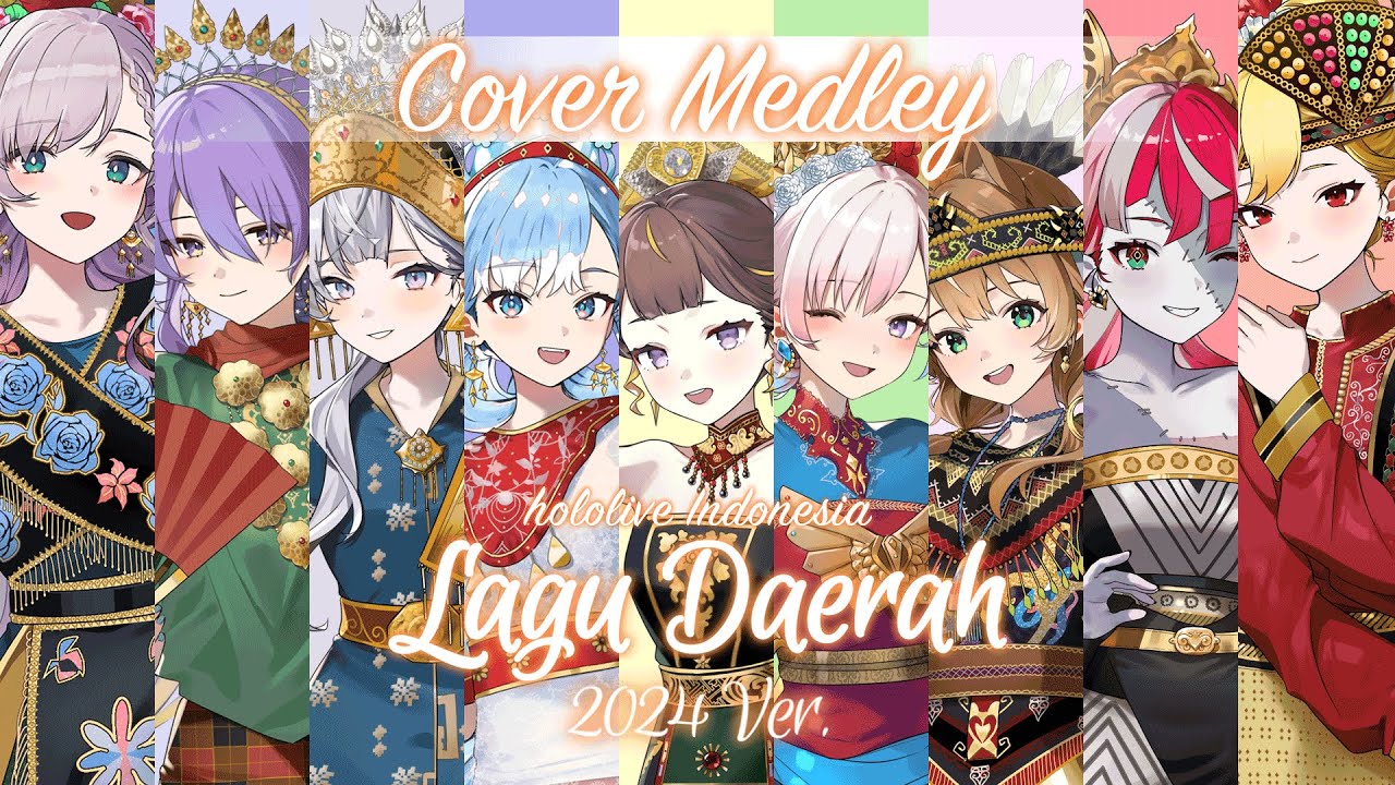 Indonesian Folk Music Medley 2024 Ver. - hololive ID [Cover]