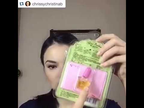 Indonesian Model Using Miss Bowbow Invisible Eyelid Tape