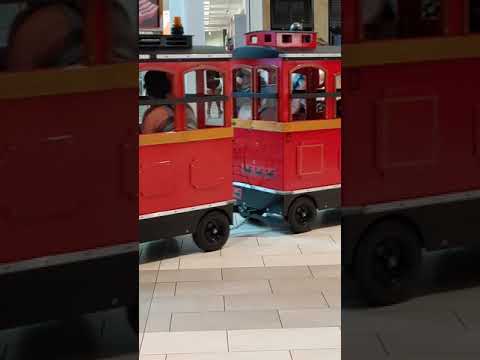 Indoor Kiddie TRAIN RIDE At The Mall #shorts