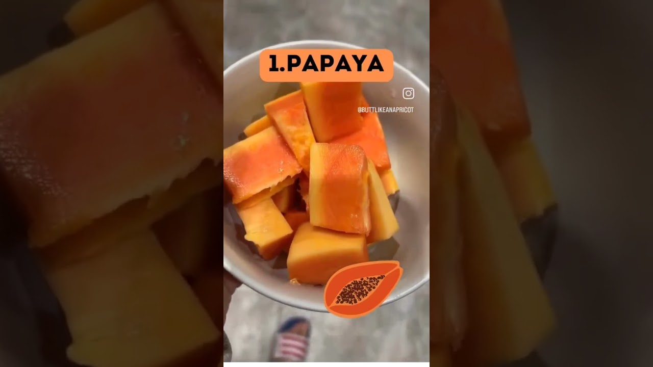Induce periods naturally by eating papaya daily! #fitness #periods