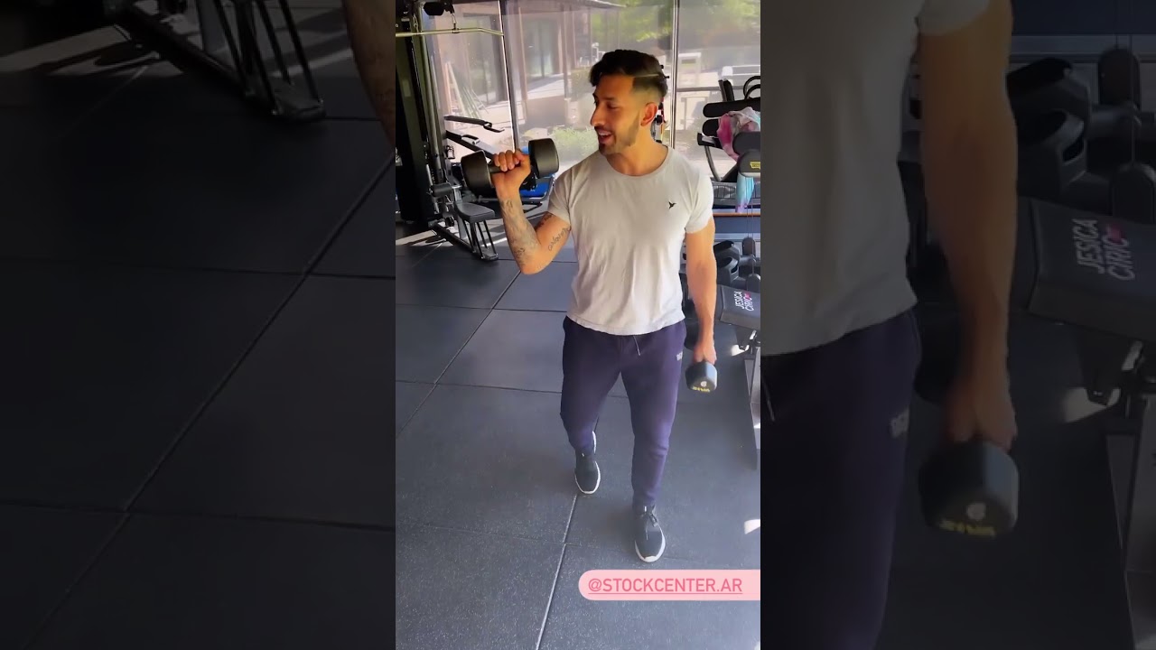 INFERNAL: Jesica Cirio entrenando con una calza corta