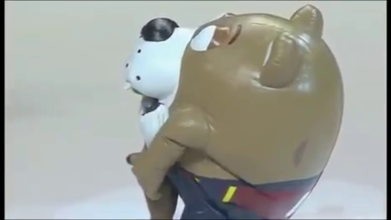 inflatable costume mascot vore compilation