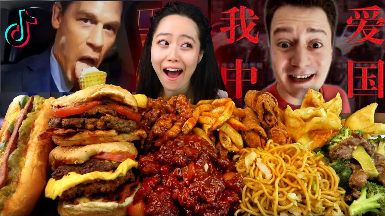Influencers Who SOLD THEIR SOULS for Chinese Followers | Panda Express + Five Guys Mukbang