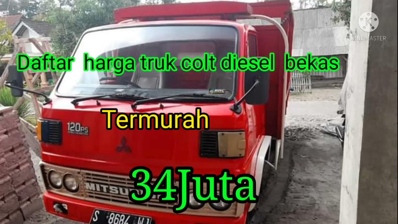 Info harga truk colt diesel bekas murah terendah 34 juta
