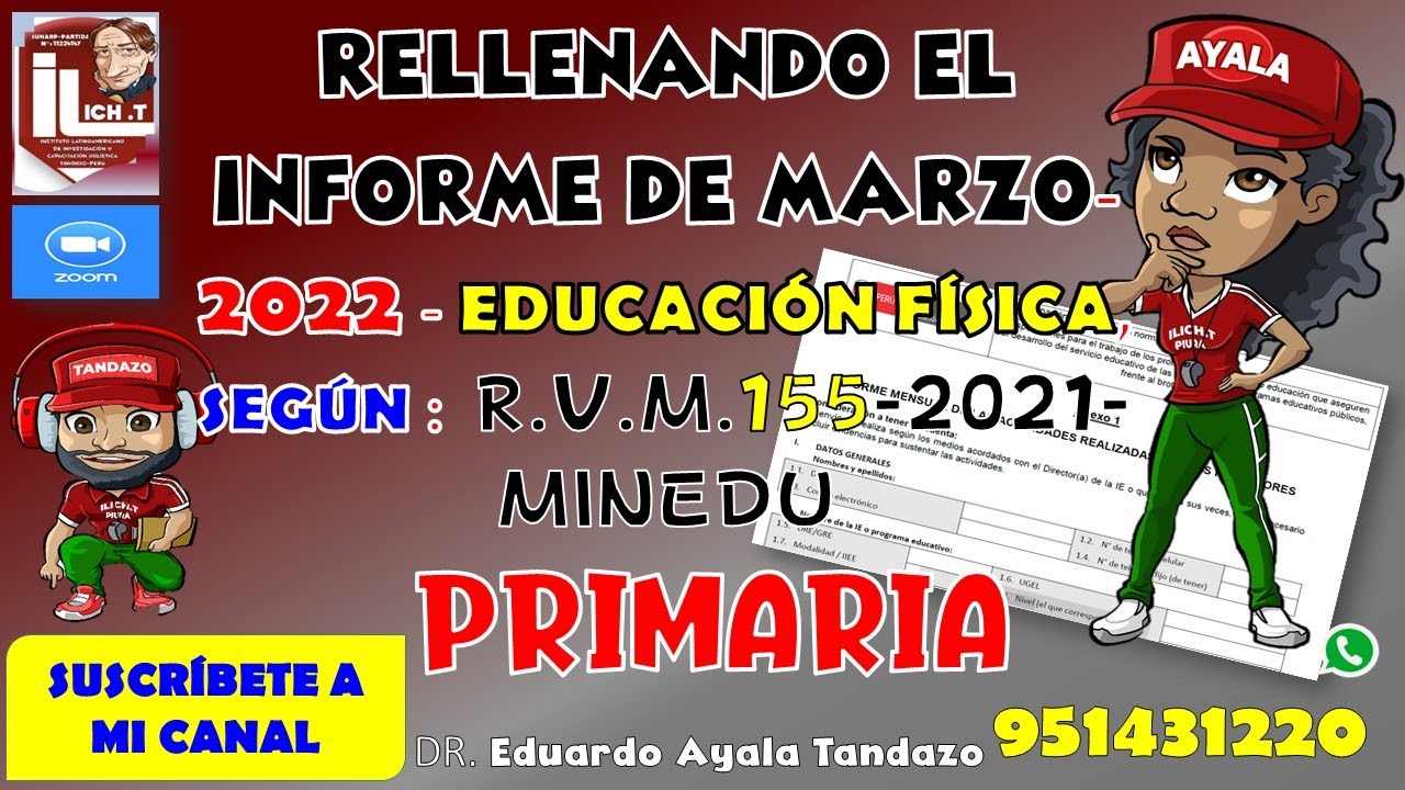 INFORME MARZO-PRIM-EDUCACIÓN FÍSICA 2022-TANDAZO