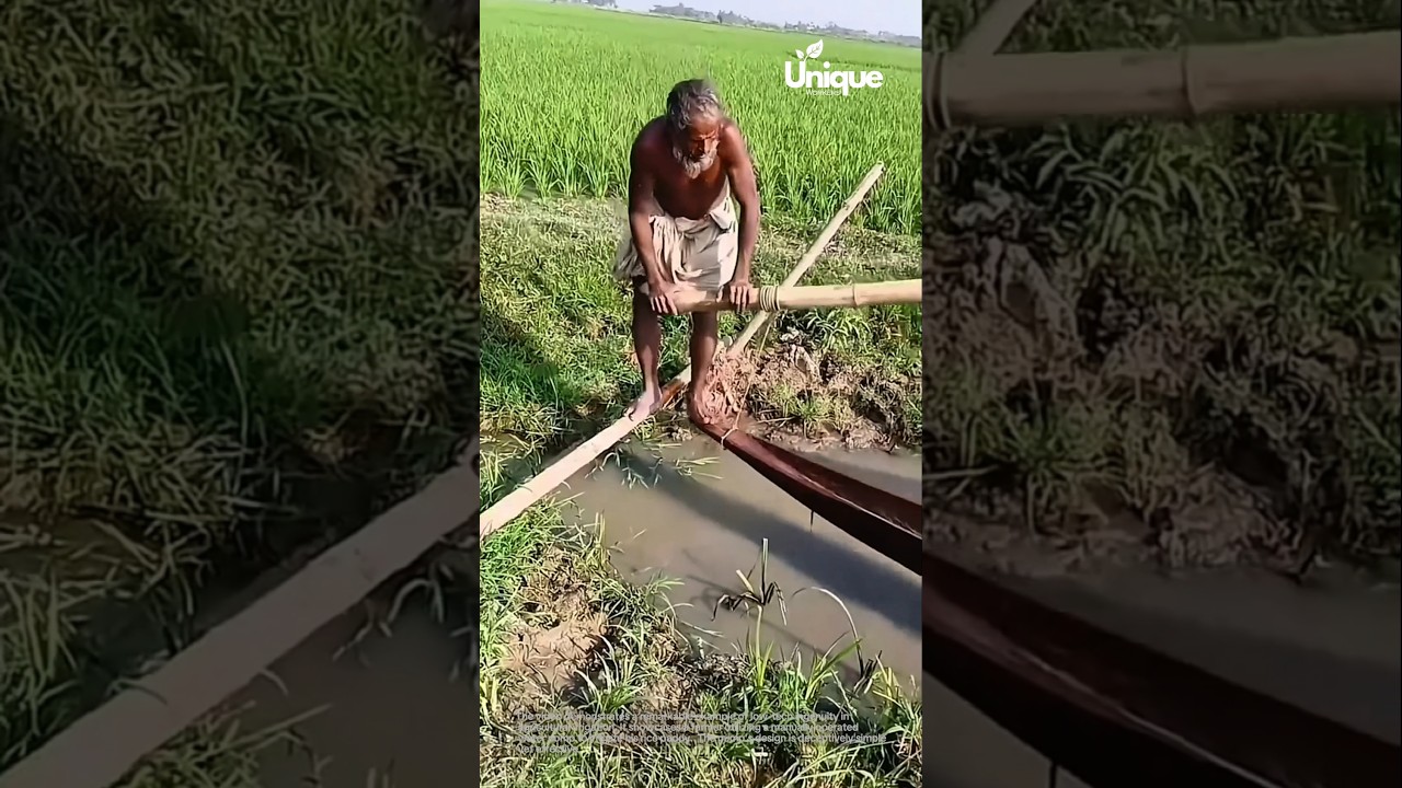 Ingenious rice paddy irrigation system