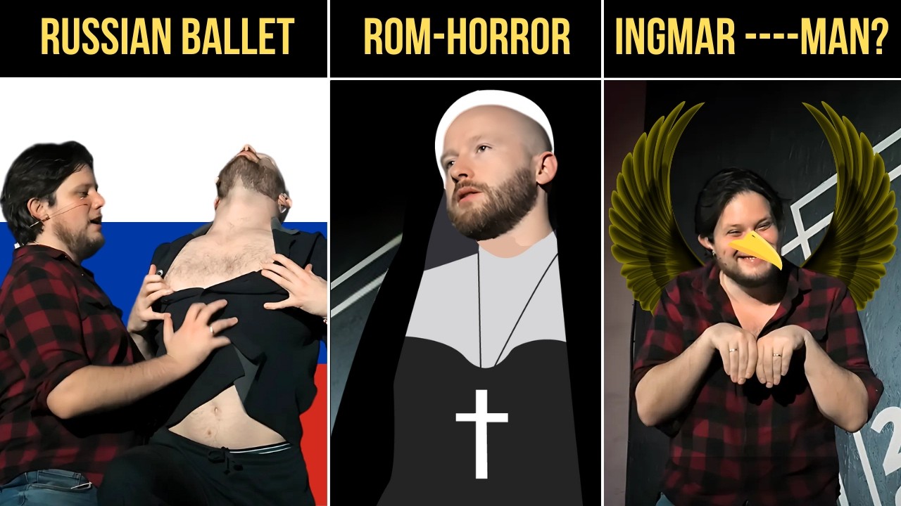 INGMAR BIRDMAN | The GENRE game (They have to keep changing the genre of the scene)
