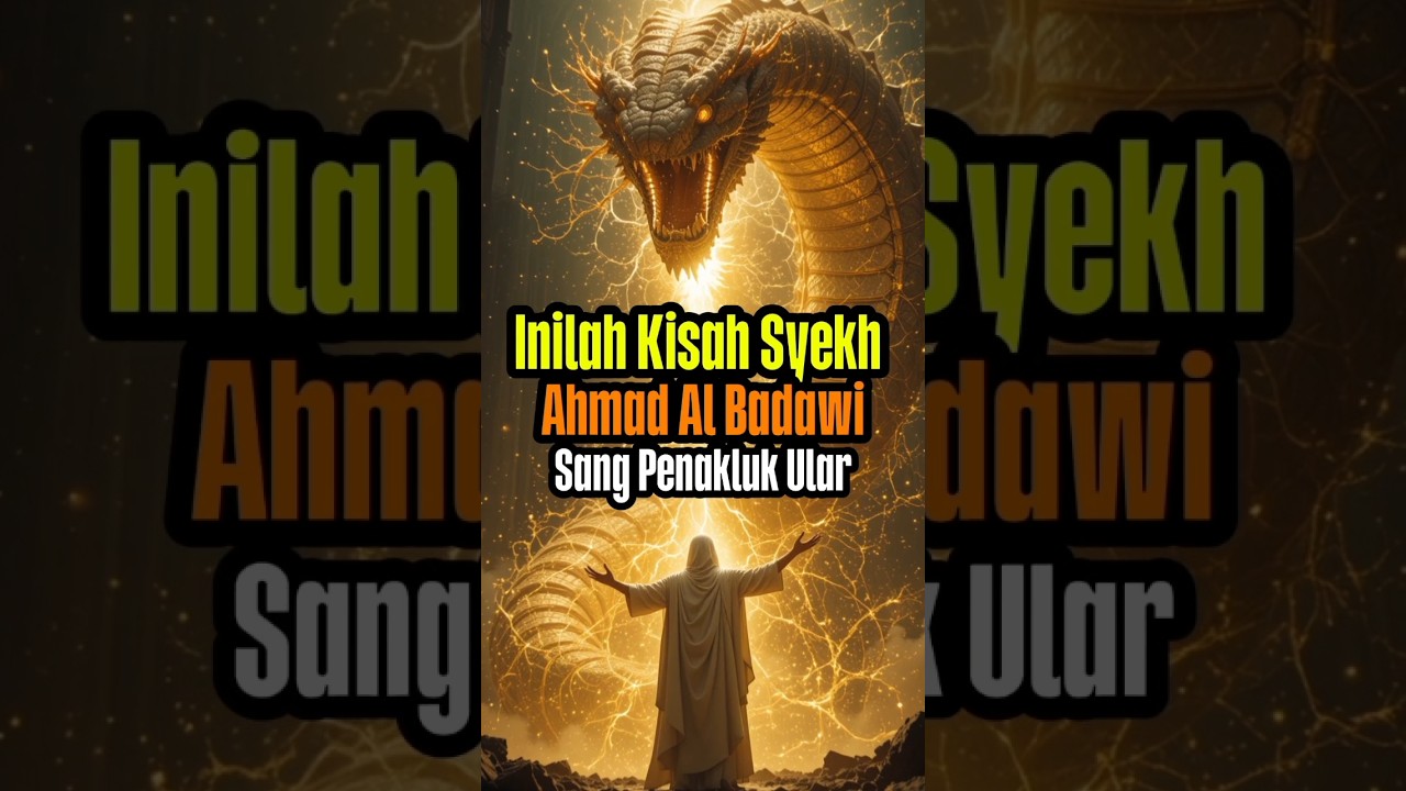 inilah kisah Syaikh Ahmad al badawi sang penakluk ular #kisahislami