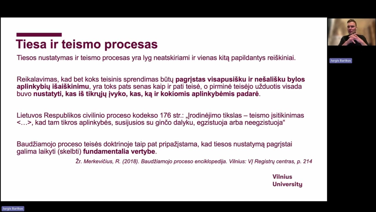 #ŽiniosLietuvai: Jurgis iš Čikagos universiteto apie tiesos sampratą teismuose