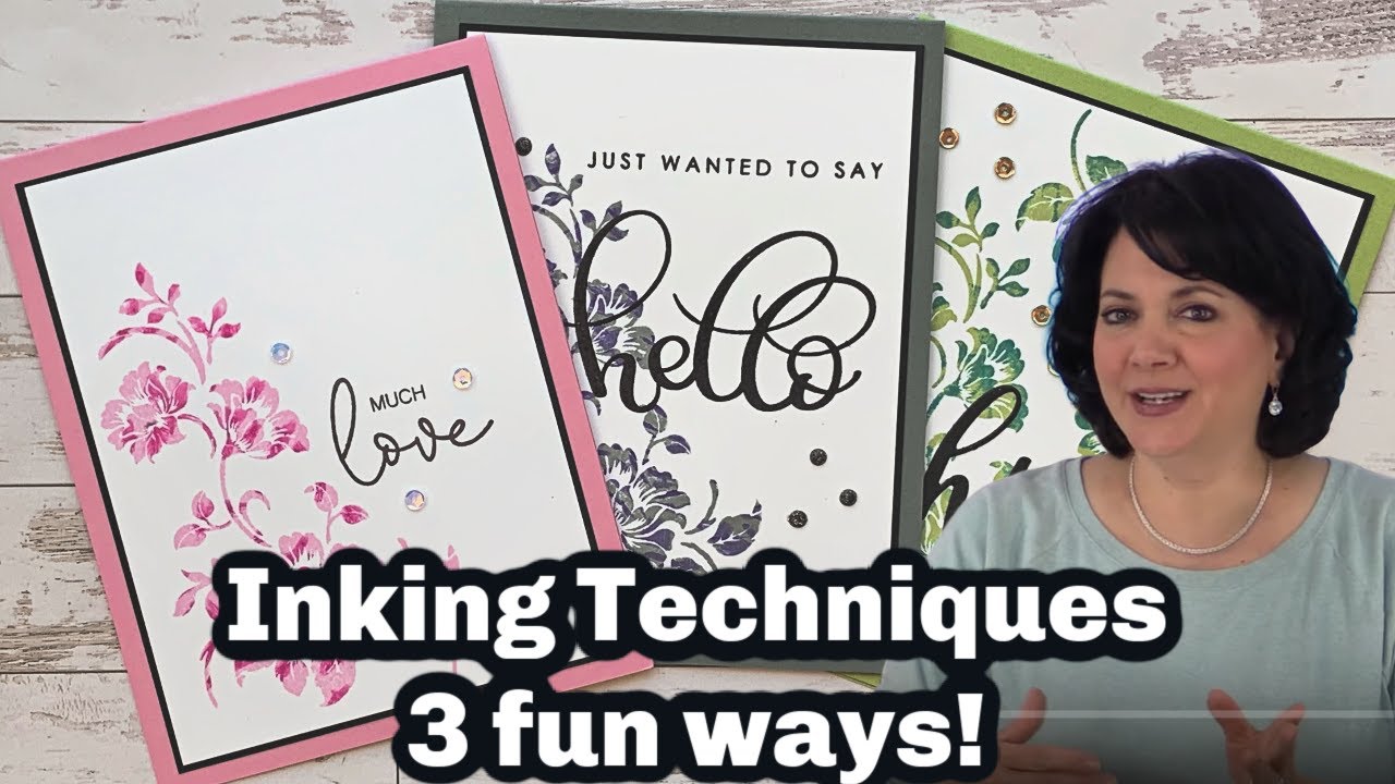 Inking Techniques - 3 Fun Ways!