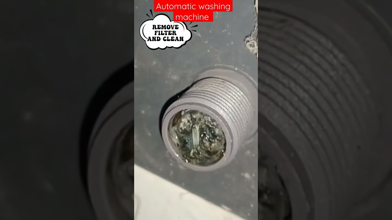 inlet water filter remove and clean. washing machine. #shorts #shortsvideo #easytrick #appliances