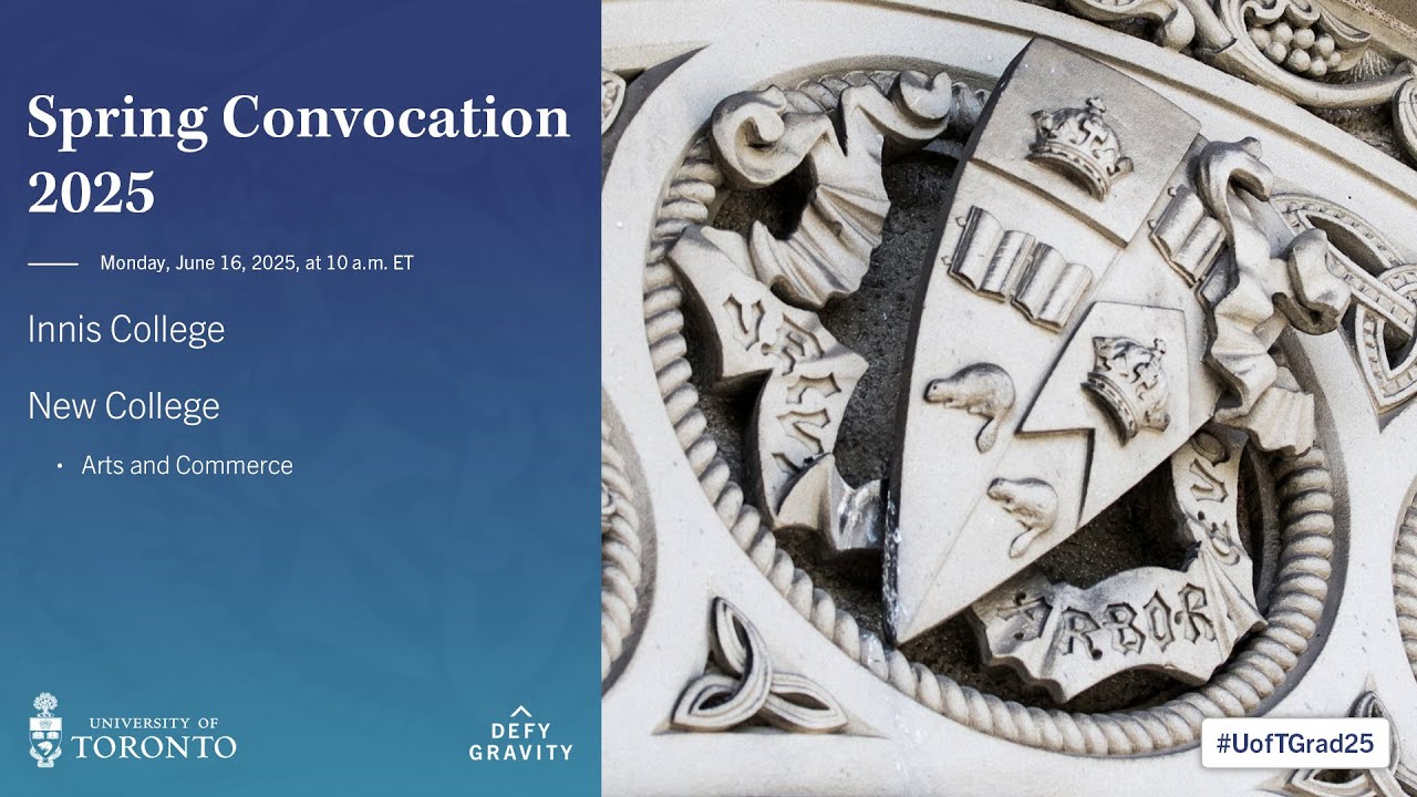 Innis College; New College (Arts and Commerce) 2025 Convocation