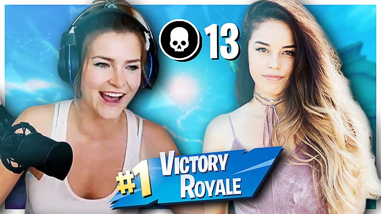 INSANE DUOS VS SQUADS w/ Valkyrae (Fortnite: Battle Royale) | KittyPlays