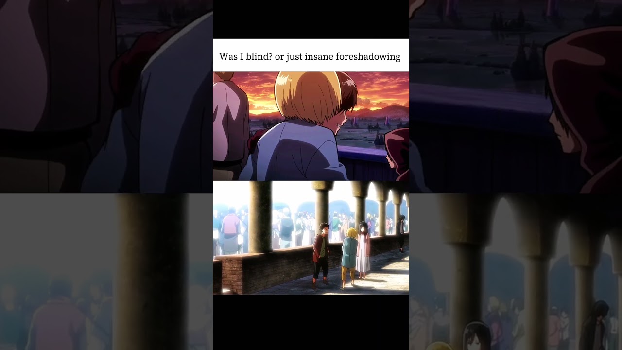 insane foreshadowing in aot... Me and the devil #aot #eren #attackontitan #growth #viral #spoilers