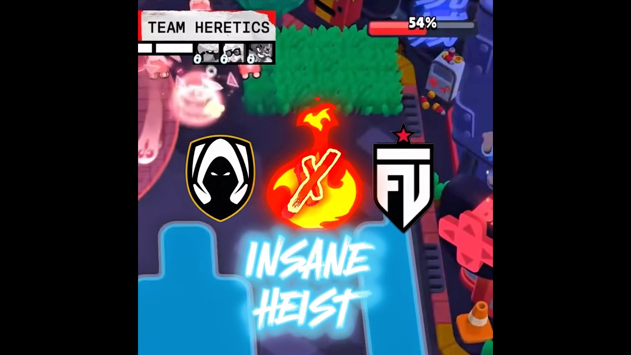 Insane Heist - Team Heretics vs Fut Esports #brawlstars #bsc25