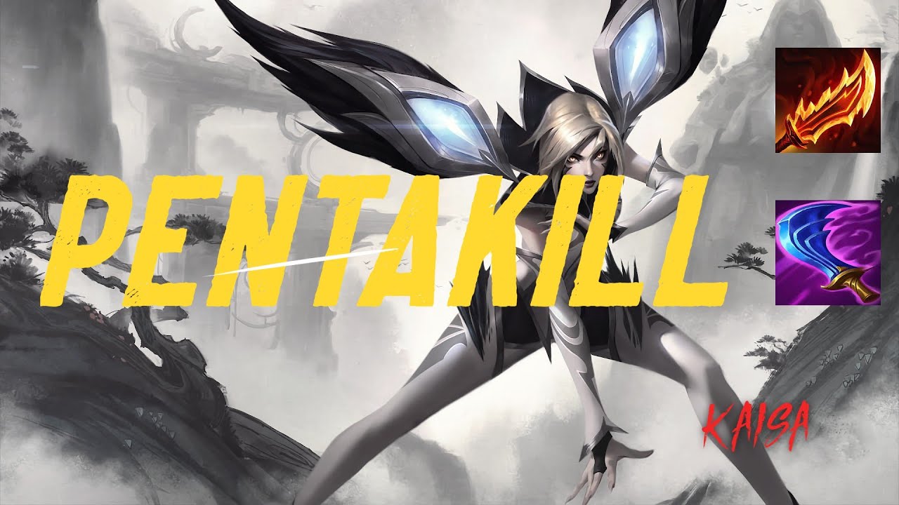 INSANE kaisa 1v5 engage pentakill with OP on-hit build