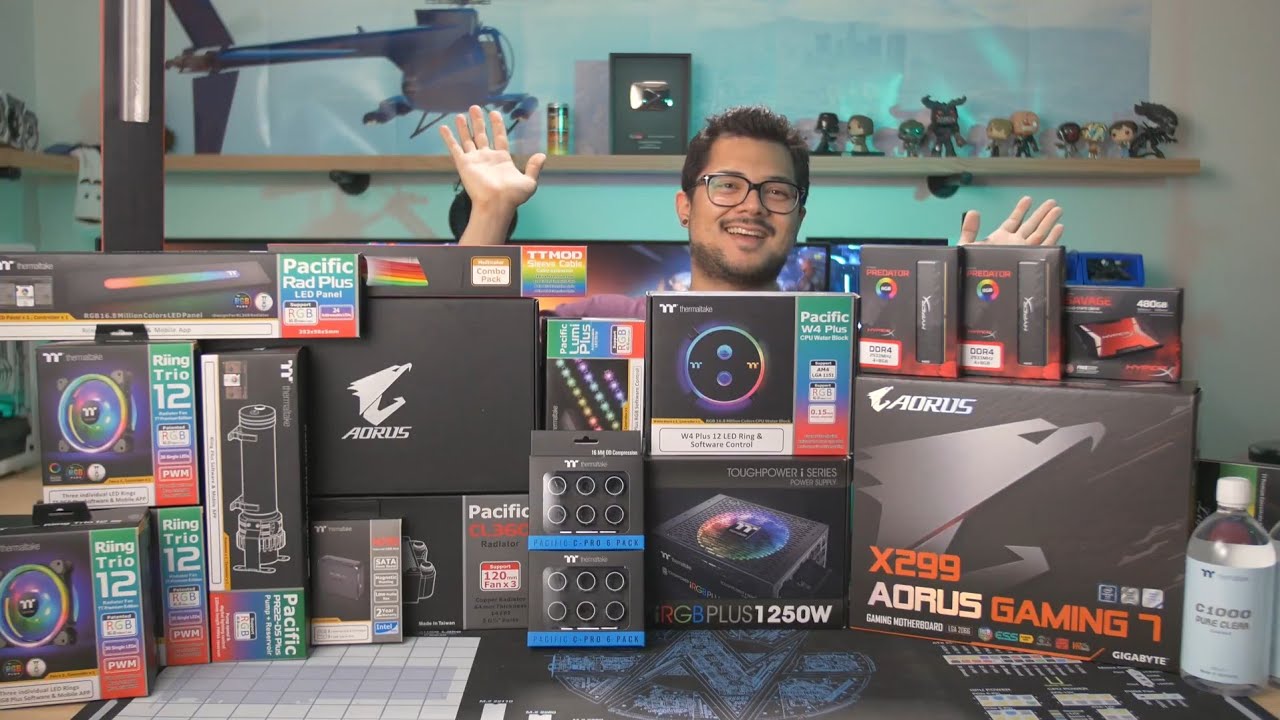 INSANE RGB Water Cooled PC (Part 1: Pre-Tubing)