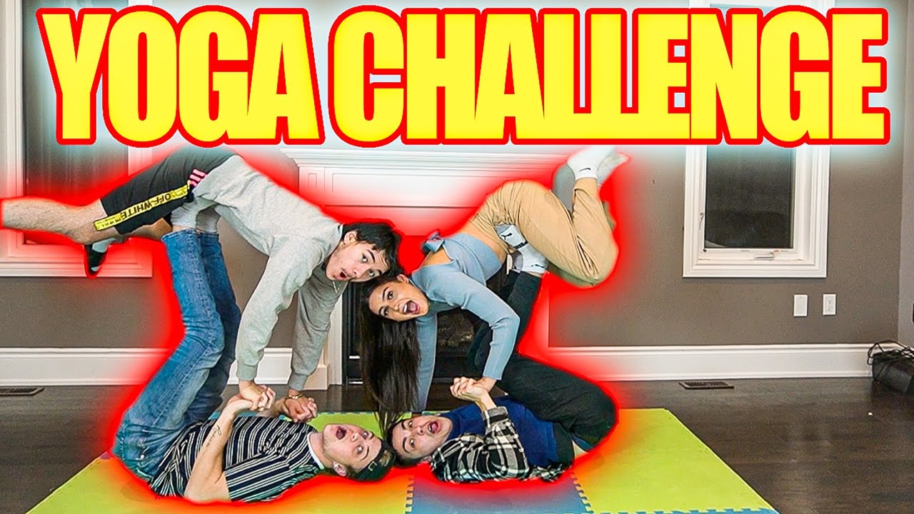 INSANE TEAM YOGA CHALLENGE AT OUR HOUSE! (PUNISHMENT EDITION)