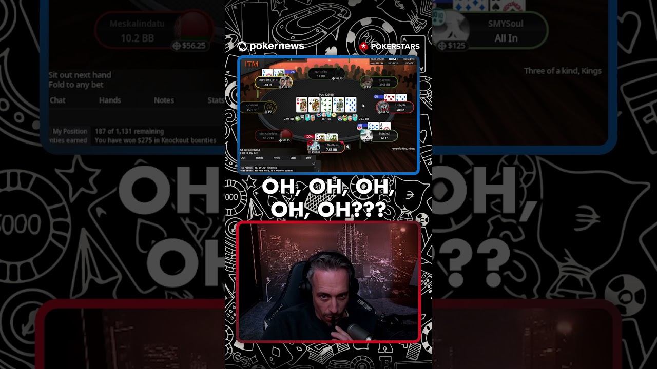 INSANE Triple KO for @LexVeldhuisTV 🥊🥊🥊 #pokernews #StarsSeason