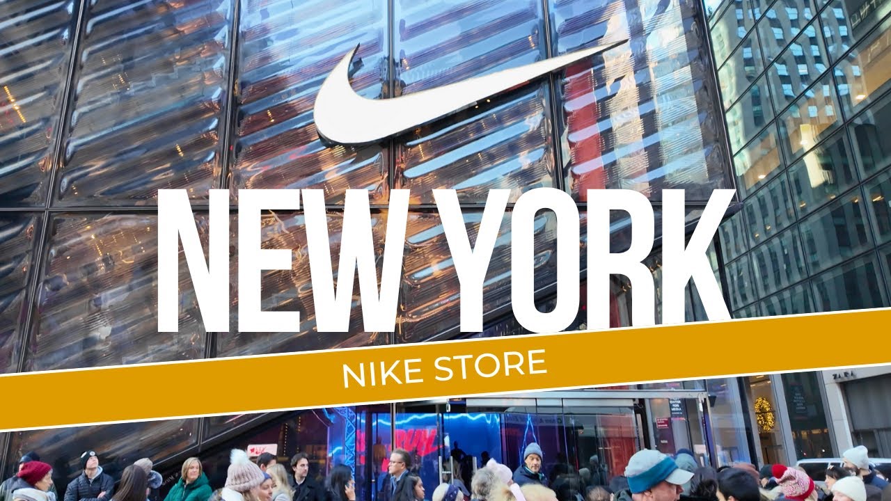 Inside NIKE STORE New York City
