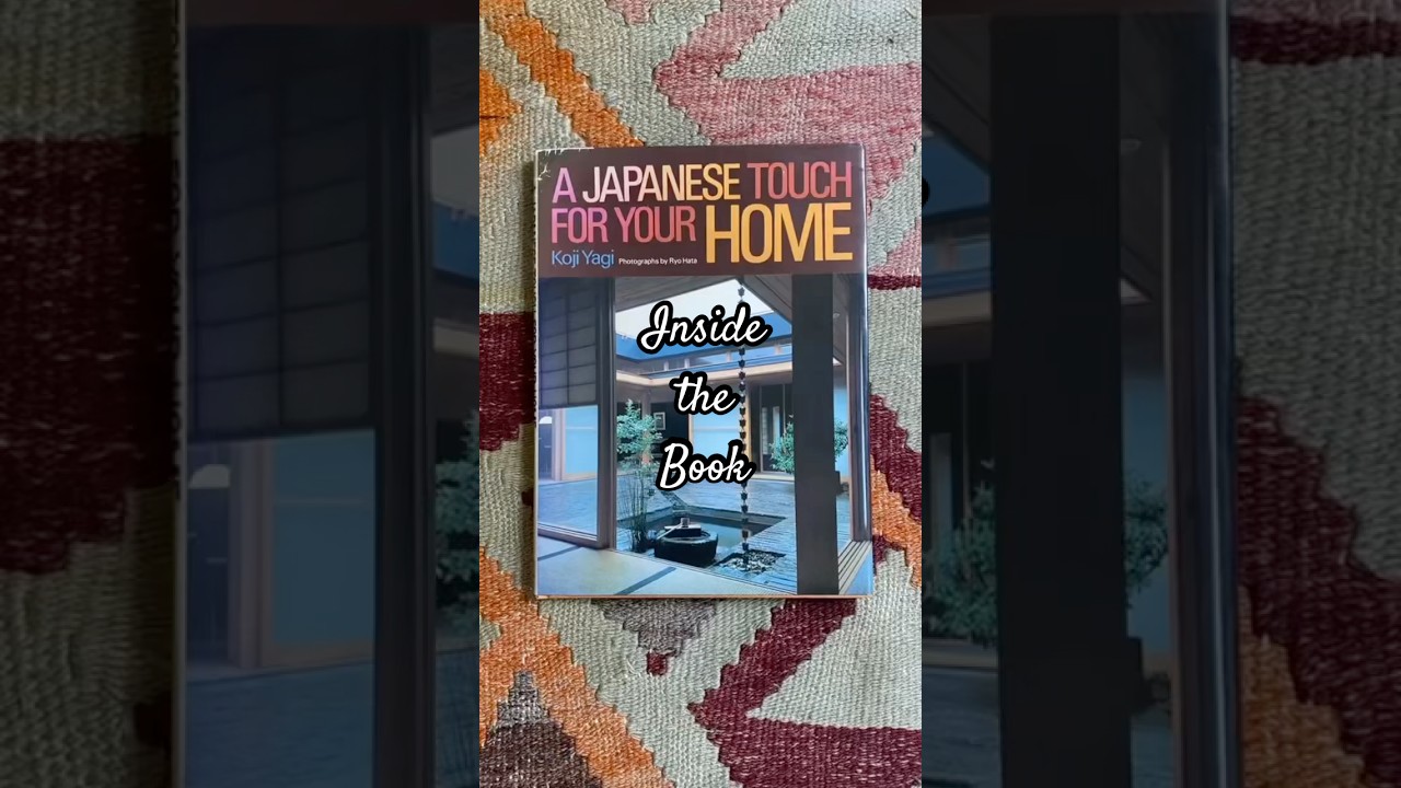 Inside the book “A Japanese Touch For Your Home” #books #japan #aesthetic #oldbooks