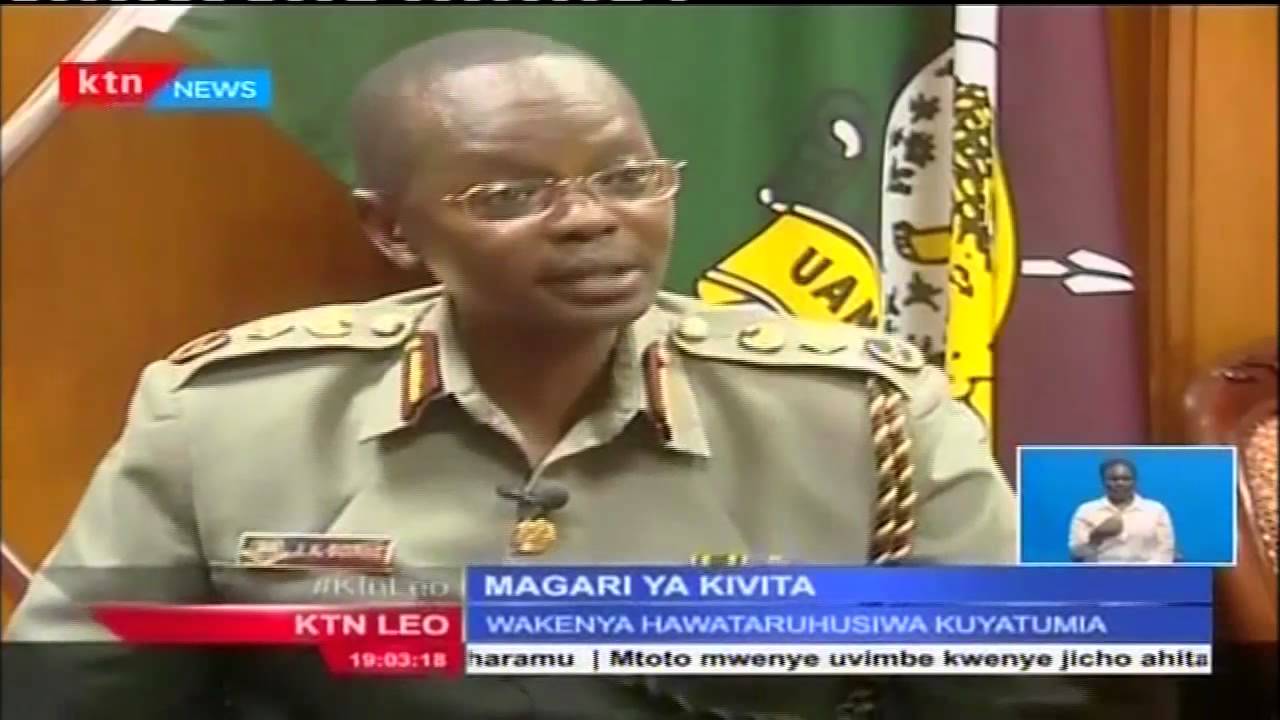Inspekta mkuu wa Polisi Joseph Boinnet akataa magari ya kivita kutumika bila cheti au leseni maalum