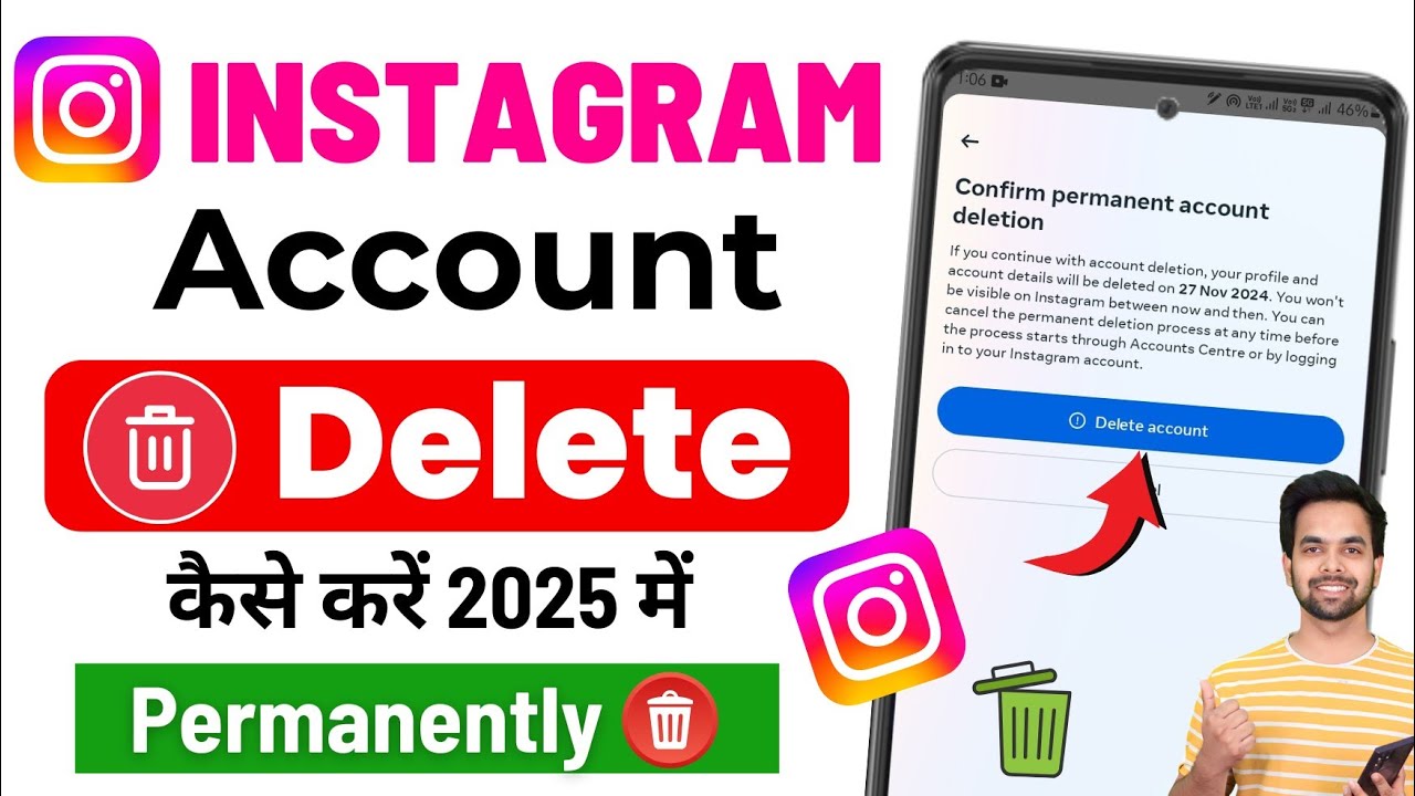 Instagram Account Kaise Delete Kare Permanently | Instagram Account delete kaise kare 2025 New