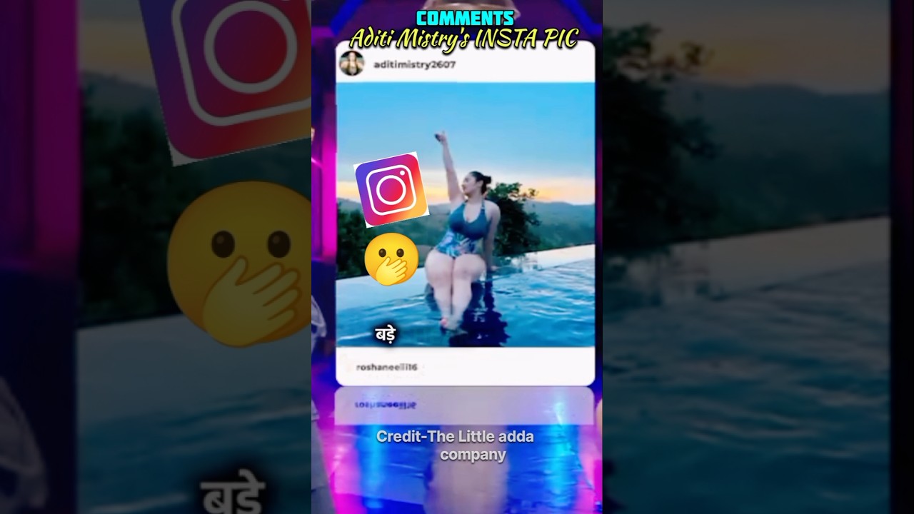 Instagram image🫢 comments//Aditi Mistry//The minipod #shorts #podcast