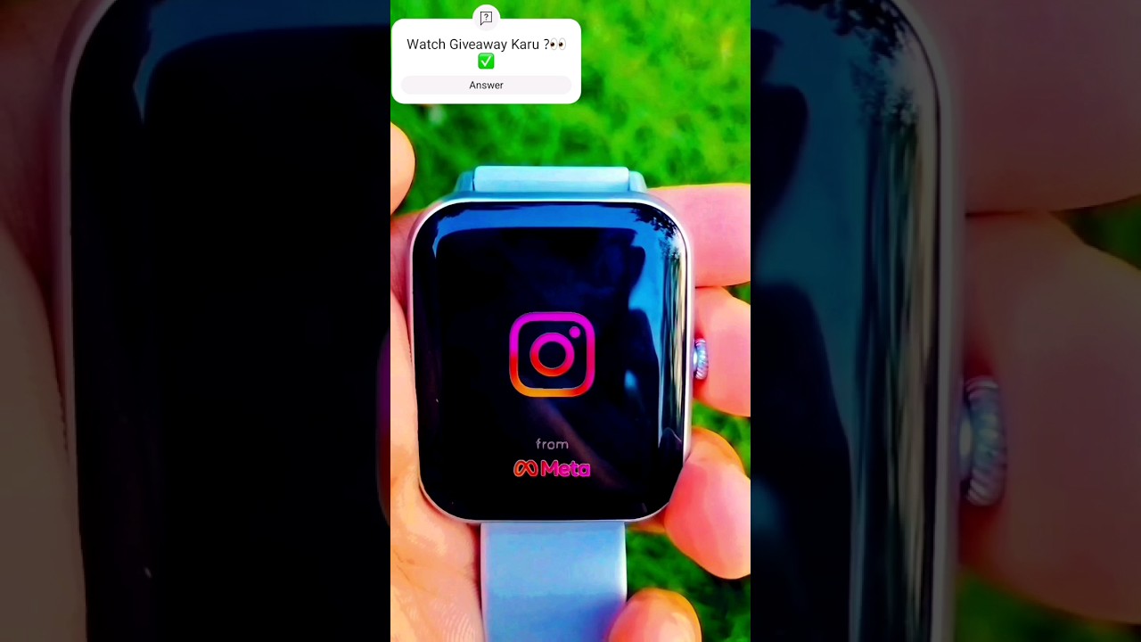 Instagram In Watch🤯 Instagram Code✅ 4G#shorts #giveaway #smartwatch #applelogocode #instagraminwatch