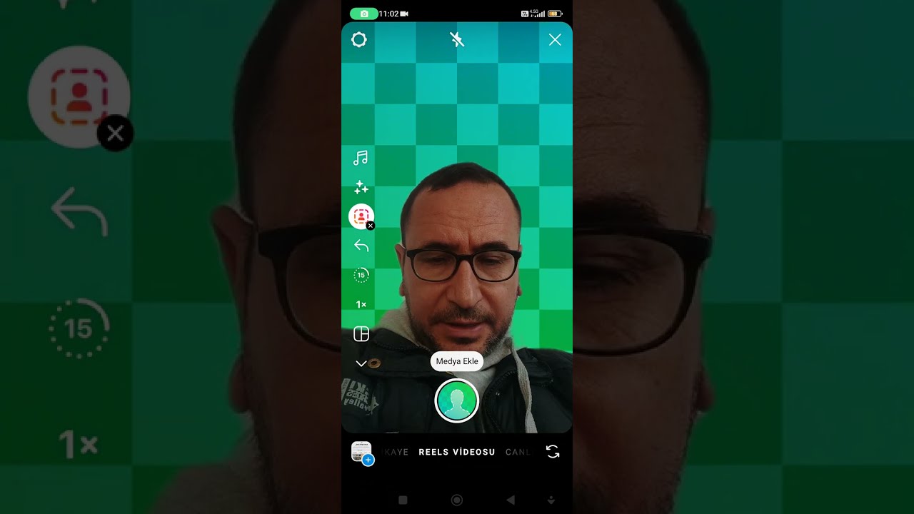 Instagram reels videosu arka plan nasıl değiştirilir Yeşil ekran