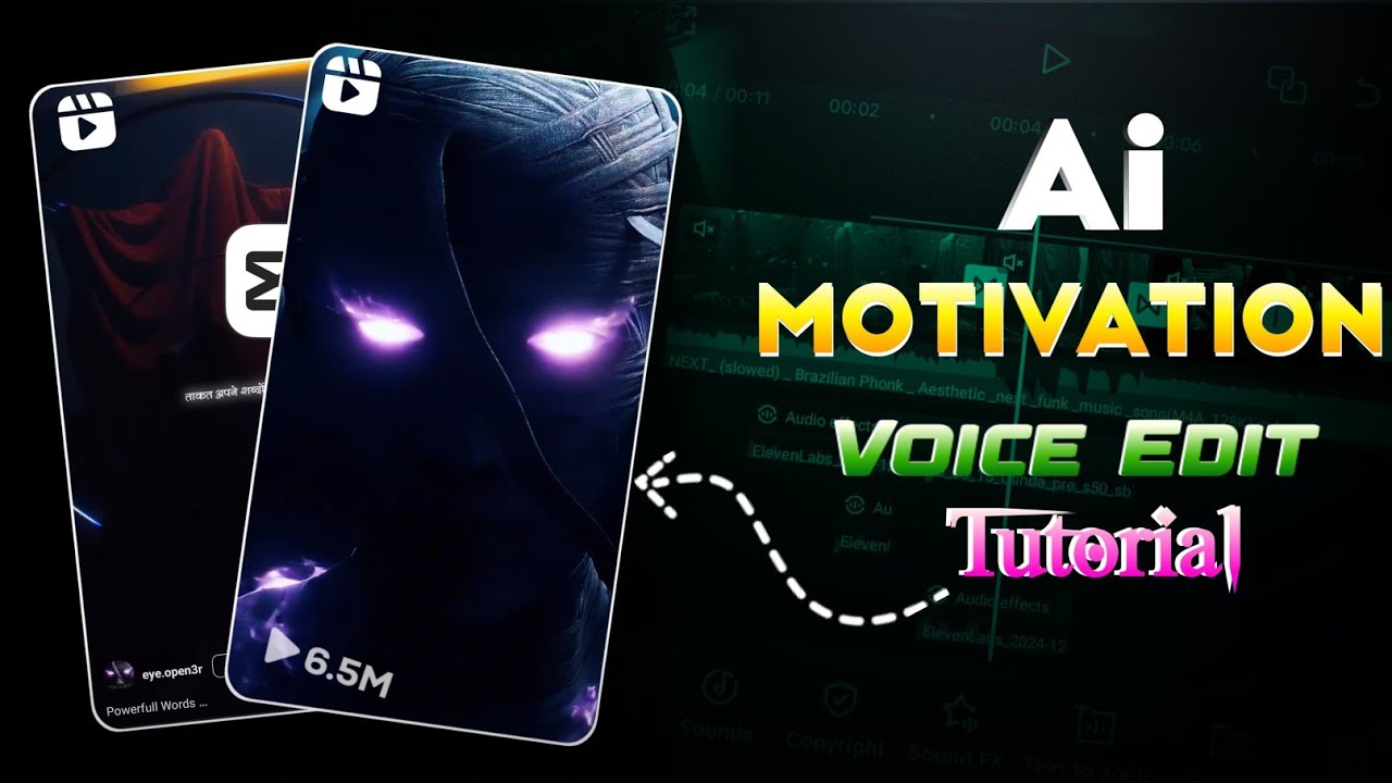 Instagram Trending Motivational Ai Voice Edit ||  Viral eye.open3r Ki jaisa Ai Voice Generate & Edit